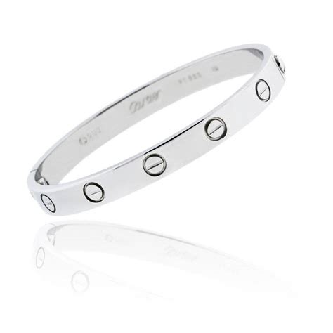 cartier love bracelet price silver|cartier love bracelet cheapest.